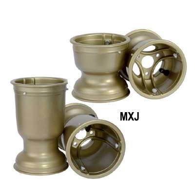 Felgesatz  MXJ Magnesium 130mm/210mm Farbe gold Lochkreis 58mm,