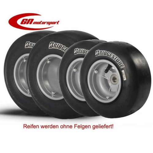 Bridgestone Kart-Reifen Slick YJL  2x 4,00/ 2x 5.00 (Satz = 4 Reifen) Bambini/Mini