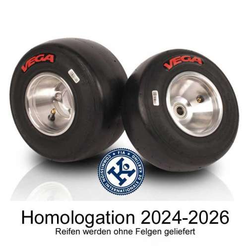 VEGA tires Slick M1 set = 2 pieces 4.0 and 2 pieces 5.0 Bambini/Mini