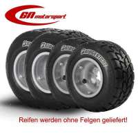 Bridgestone Kart-Reifen  Regenreifen YFD 2x 4,00/2x 5.00 (Satz = 4 Reifen) Bambini/Mini