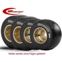 Bridgestone Kart-Reifen  Slick YLR  (Satz) 2X4,50 /2X 7,10  Medium