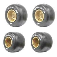 LEVANTO tires Slick KRT, SET = 2 pcs. 4.50 / 2 pcs. 7.10 ROK Jun./Sen.